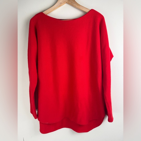 Cashmere Charter Club Red Long Sleeve 100% Cashmere Sweater Size Medium Luxury - Picture 1 of 10